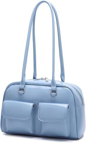 حقيبة كتف VODIU للنساء، حقائب يد جلدية كلاسيكية، حقيبة يد عصرية in Kuwait