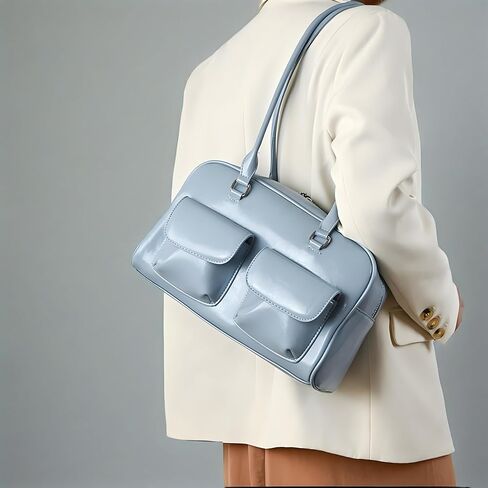 حقيبة كتف VODIU للنساء، حقائب يد جلدية كلاسيكية، حقيبة يد عصرية in Kuwait