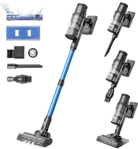 Proscenic Vacuum Cleaners for Home, P11 Mopping Wet Dry Cordless Vacuum and Mop Combo All in one,High Suction Lightweight Stick Vacuum with LED Display,Long Runtime Ease of use Vacuum for Pet Hair in Saudi Arabia