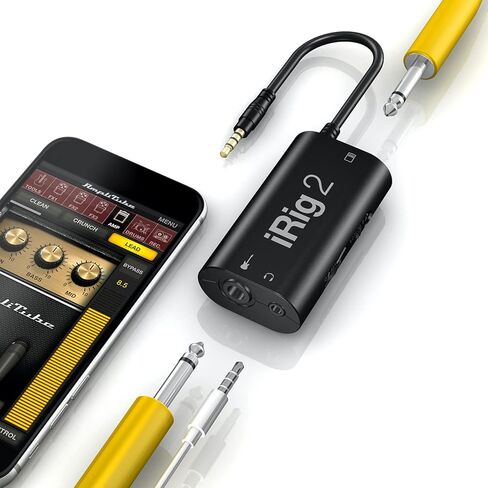 IK Multimedia iRig USB Guitar Audio Interface - 24 بت 48 كيلو هرتز تتضمن معدات استوديو تسجيل الموسيقى كابل USB C لأجهزة iPad وMac والكمبيوتر الشخصي وملحقات الجيتار وجهاز التسجيل in Kuwait
