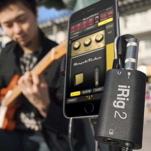 IK Multimedia iRig USB Guitar Audio Interface - 24 بت 48 كيلو هرتز تتضمن معدات استوديو تسجيل الموسيقى كابل USB C لأجهزة iPad وMac والكمبيوتر الشخصي وملحقات الجيتار وجهاز التسجيل in Kuwait