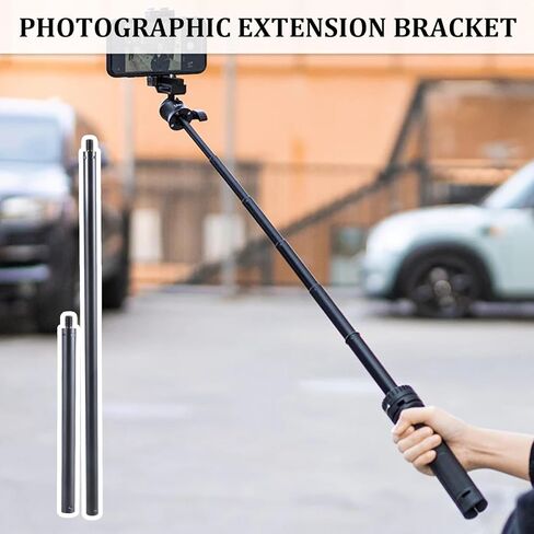 قضيب تمديد الميكروفون من سبيكة الألومنيوم 3/8 "الذكور الإناث SCR Port Extender لأرواح ثلاثية ، وعصي شخصية ، وكاميرات DSLR in Saudi Arabia