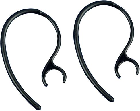 Eargels Ear Tips Set for Jabra Talk 15, EASYCALL EASYGO Clear Bluetooth Headset A Single-Ear Microphone Accessories Silicone Eartips Ear Pads Cover Earhooks Black 6pcs in a Box (Black) in Kuwait