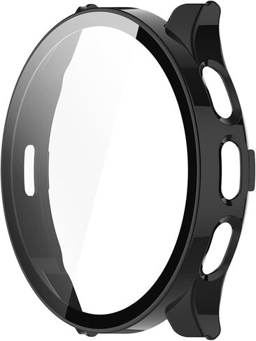 2 علبة حزمة صلبة مع واقي شاشة زجاجي متمثل مع Garmin Venu 3 Watch Watch Guard Guard Cover Touch Touch Assivity Film in Kuwait