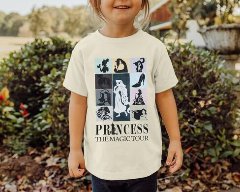 Princess Shirts Toddler Girl Magic Kingdom Kid Shirt Girls Trip Tee Holiday Magical Castle Vacation Short Sleeve Tops in Kuwait
