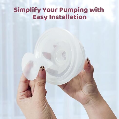 Flange Insert 17mm for 24mm Flange/Shield of Most Pumps, Flange Sizing Kit with Storage Box, Silicone Breast Pump Flange Insert, Cleaning Brush, Pumping Breastfeeding Essentials, 4PCS 17mm in Saudi Arabia