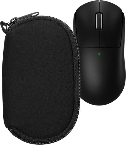 حالة Kwmobile النيوبرين متوافقة مع Logitech G Pro X Superlight 2 - Case for Mouse Soft Bagous Carry - Black in Kuwait