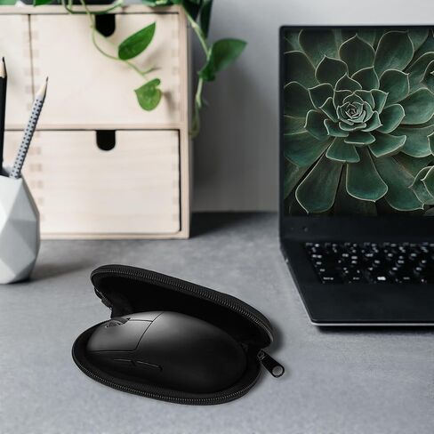 حالة Kwmobile النيوبرين متوافقة مع Logitech G Pro X Superlight 2 - Case for Mouse Soft Bagous Carry - Black in Kuwait
