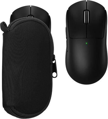 حالة Kwmobile النيوبرين متوافقة مع Logitech G Pro X Superlight 2 - Case for Mouse Soft Bagous Carry - Black in Kuwait