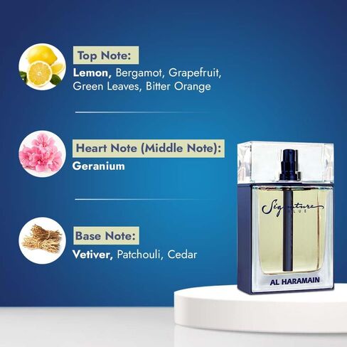 Al Haramain Signature Blue Eau De Parfum Spray for Unisex, 3,4 Ounce in Kuwait
