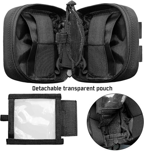 2 حزمة حقيبة أساء صغيرة ، 1000D Tactical Molle Mini Tool EDC Belt Belt Bages for backpack backpack in Kuwait