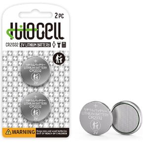 CR2032 Lithium 3V Coin Battery 2 Pack, 3 Volt CR 2032 Button Cell Batteries, Long-Lasting High Capacity 2032 Battery for Car Remote Key Fob Airtag Watch Toy Controller - 2 Count