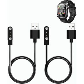 Charging Cable for Nihemin P66 Smartwatches for Men Women,Magnetic USB Charging Cable Replacement Charger Compatible,2 Pack.