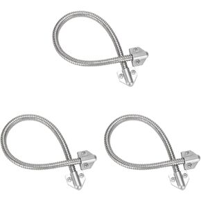 Flexible Door Wire, 3pcs Stainless Steel Door Loop Cable Protector for Access Control System Video Line Door Lock