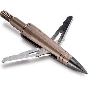New Archery Products NAP Slingblade Crossbow Hunting Front Deploying Mechanical 3 Pieces Broadhead Set