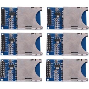3PCS SD Card Reader/Writer Module MCU SPI Interface SD Card Socket SD Reading and Writing Module 3.3V 5V Programable for Arduino
