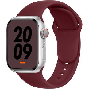 C1A Sport Band for Apple Watch Bands Women Ultra 2 49mm, Series 10 46mm, 9 8 7 45mm 41mm, SE 6 5 4 44mm 40mm, 3 2 1 42mm 38mm Men iWatch, Strap Silicone Black