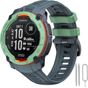 Silicone Watch Bands for Garmin Instinct 3 50mm, Soft Silicone Strap Sport Wristband Replacement Strap for Garmin Instinct 3 50mm in Kuwait