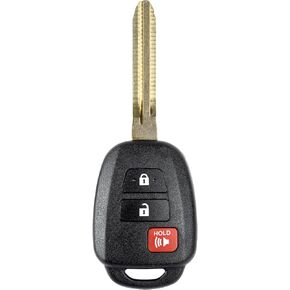 Key Fob Replacement for 2013-2021 Toyota RAV4/ 16-19 Tacoma/ 13-19 Prius C/ 20-21 4Runner Car Keyless Entry Remote Control, HYQ12BDM HYQ12BEL, 3 Btn
