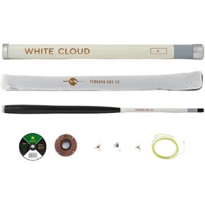 Tenkara Rod Co. White Cloud Rod - Ultra Lightweight Portable Tenkara Fly Fishing Rod 8ft. Length 2.1 Ounces Small Stream