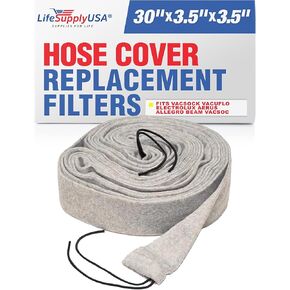 Central Vacuum Knitted Hose Sock Cover with Application Tube - 30 ft - by LifeSupplyUSA in Kuwait