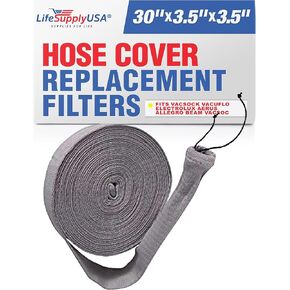 Central Vacuum Knitted Hose Sock Cover with Application Tube - 30 ft - by LifeSupplyUSA