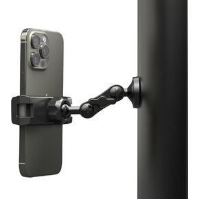 Gym Magnetic Phone Holder Mount,360 Adjustable, Magnet Base Phone Mount, Attracts to Ferrous Metal Surface,Magnet Phone Mount for Gym Workout Record, Compatible with All Smartphones