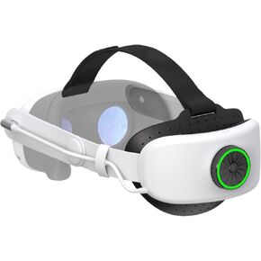 Comfort Head Strap with Battery for Meta Quest 3/Quest 3s, 8000mah Fast Charging Battery Pack, BUSQUEDA Adjustable and Balance Headset Accessories for Extend Play Time