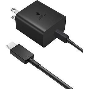 6.6Ft A16 A15 5G USB C Super Fast Charger for Samsung Galaxy A25 A26 A35 A36 A45 A46 A55 A56 5G Samsung Android Phone 45W Type C Adapter Blcok with 5A Fast Charging Cable Cord