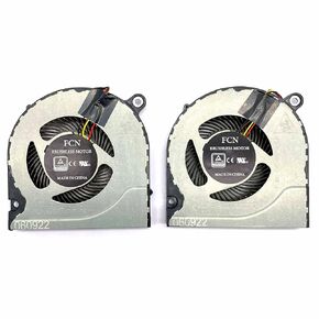 BestPartsNew CPU+GPU Fan Replacement for ACER Predator Helios 300 (PH317-51) Laptop 17.3'', ABS Fan Blades, 5V Fan (2-Pack)