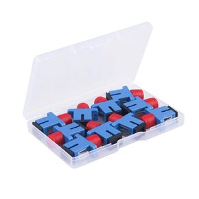 10 Pack FC Female to SC Female UPC Simplex Single Mode Adapter, Fiber Optic Coupler, Female to Female Connector for Fiber Patch Cable