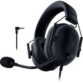 Razer BlackShark V2 X PlayStation Gaming Headset: 50mm Drivers - Cardioid Mic - Lightweight - for PS5, Xbox Series X, PC, Switch via 3.5 mm Audio Jack - Black (Renewed)