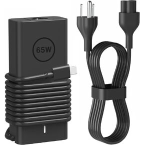 New Slim 65W USB C Laptop Charger for Dell Latitude 5420 5540 5520 5430 5530 7420 7440 7430 7340 7530 7330 7320 Inspiron 14 16 7620 XPS 13 Chromebook 3100 Type C Cord Computer ACPTER