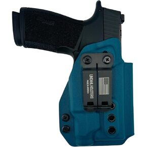 IWB Compatible with Sig P365X Macro/TACOPS TLR-7 Sub Holster - Optic Ready - Inside The Waistband Concealed Carry - Adjustable Cant and Retention Kydex Holster - USA