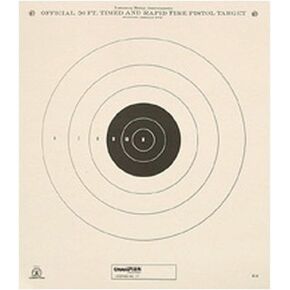 Champion Traps and Targets, NRA Targets, 50ft Timed & Rapid Fire Tagboard (Per 12)