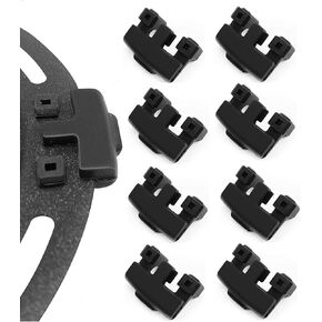 8PCS Air Fryer Rubber Feet for Bella Pro Series/Paris Hilton/Crux/COSORI/Dreo/Ultrean Air Fryers, Premium Air Fryer Silicone Rubber Bumpers Legs Tabs Tips Pieces Parts for Bella Air Fryer Tray