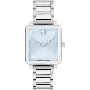 Movado Bold Evolution 2.0 Women's Luxury Tank Watch, Swiss Quartz Movement - Stainless Steel - Water-Resistant to 3ATM - Classic 28mm x 26mm Timepiece Gift for Her in Kuwait