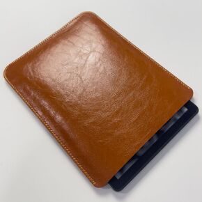 6.8"/7" Kindle Case Cover for Paperwhite (2024-2012)/Signature Edition - Premium PU Leather Slim Protective Sleeve | Ultra-Thin Lightweight Design | Fits 6th-12th Gen. (Light Brown, 6.8"/7")