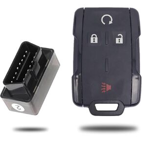 طقم إدخال بعيد المفتاح متوافق مع Chevy لـ GMC Sierra Chevrolet Silverado 1500 2500 3500 Canyon Chevy Colorado 2015-2021 (M3N32337100)