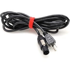 Eonvic AC Power Cord for Aputure LS 1200d Pro 600d 300 Nanlite, NEMA5-15P to Neutrik True1 NAC3FX-W-TOP Power Cable (3M)
