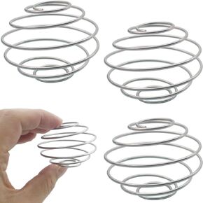304 Stainless Shaker Balls, Replacement Flexable Wire Stainless Steel Mixing Ball Whisks for Cups Mixers Bottles Blenders, 3 Packs