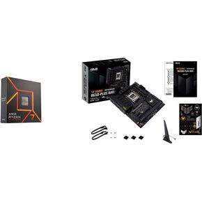 AMD Ryzen™ 7 7700X 8-Core, 16-Thread Unlocked Desktop Processor ASUS ROG Strix B650-A Gaming WiFi 6E AM5 (LGA1718) Ryzen 7000 Gaming Motherboard(12+2 Power Stages,DDR5,3xM.2 Slots,PCIe® 4.0,2.5G LAN)