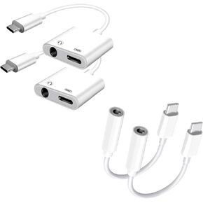محول سماعة رأس USB C إلى 3.5 مم ، سلك كابل Dongle USB C إلى Aux Jack Dongle لـ iPhone