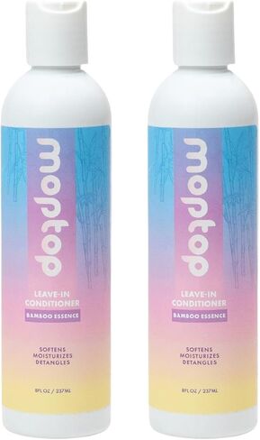 MopTop Leave-in Conditioner for Fine, Thick, Wavy, Curly & Kinky-Coily Natural hair, Anti Frizz Curl Moisturizer, Definer & Lightweight Curl Enhancer w/Aloe, great for Dry Hair- 8oz in Saudi Arabia