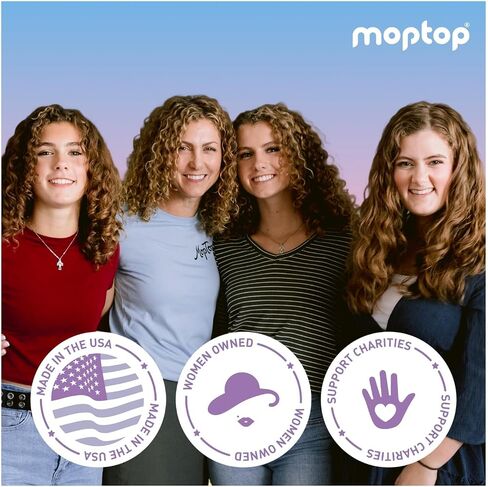 MopTop Leave-in Conditioner for Fine, Thick, Wavy, Curly & Kinky-Coily Natural hair, Anti Frizz Curl Moisturizer, Definer & Lightweight Curl Enhancer w/Aloe, great for Dry Hair- 8oz in Saudi Arabia