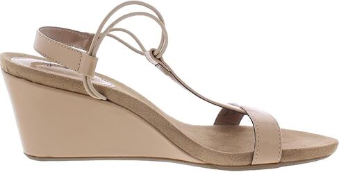 Style & Co. Womens Mulan Open Toe Slip On Wedge Sandals Tan 11 Medium (B,M) in Saudi Arabia
