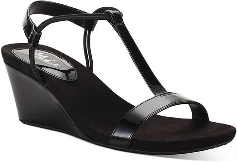 Style & Co. Womens Mulan Open Toe Slip On Wedge Sandals Tan 11 Medium (B,M) in Saudi Arabia