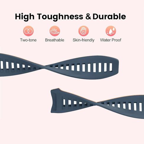 Silicone Watch Bands for Garmin Instinct 3 50mm, Soft Silicone Strap Sport Wristband Replacement Strap for Garmin Instinct 3 50mm in Kuwait