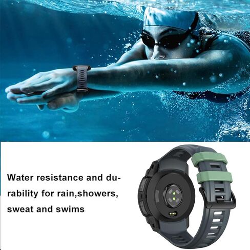 Silicone Watch Bands for Garmin Instinct 3 50mm, Soft Silicone Strap Sport Wristband Replacement Strap for Garmin Instinct 3 50mm in Kuwait