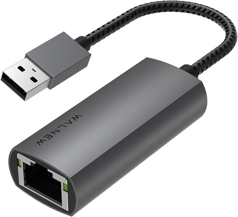 WALNEW USB-C to Ethernet Adapter, 4 in1 USB C Hub with LAN RJ45, Aluminum Gigabit Cat Network Cable Converter to Type C Thunderbolt 3 for iMac,MacBook,Chromebook,Surface, Laptop,Desktop,PC in Saudi Arabia